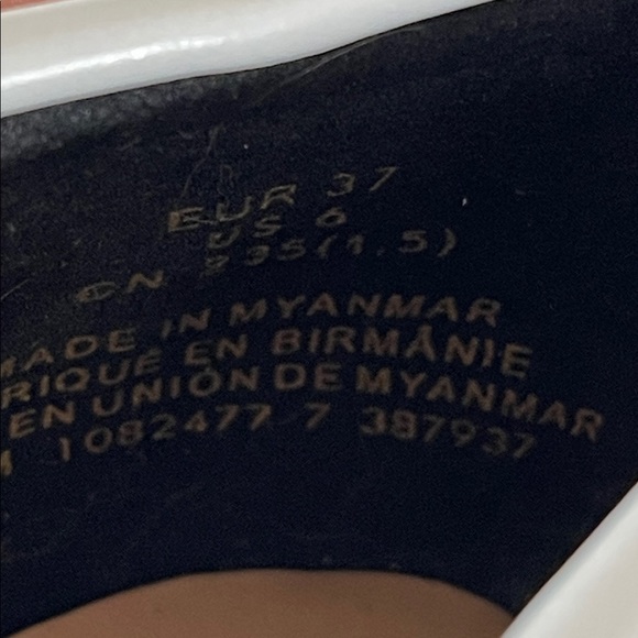 H&M Black/White Chunky Loafers Platform Sole & Tassel Detail Slip On Size 37 (6) - Picture 13 of 16